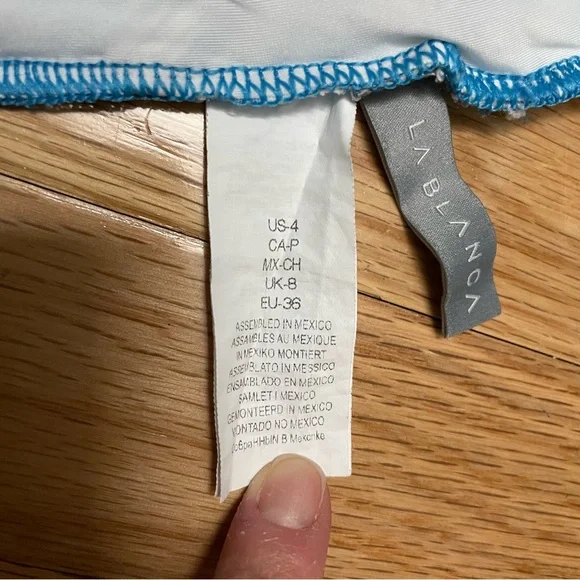 La Blanca Sketched Lace-Up One-Piece Swimsuit - Picture 9 of 12